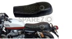 Royal Enfield GT Continental and Interceptor 650 Diamond Design Leather Dual Seat Black - SPAREZO